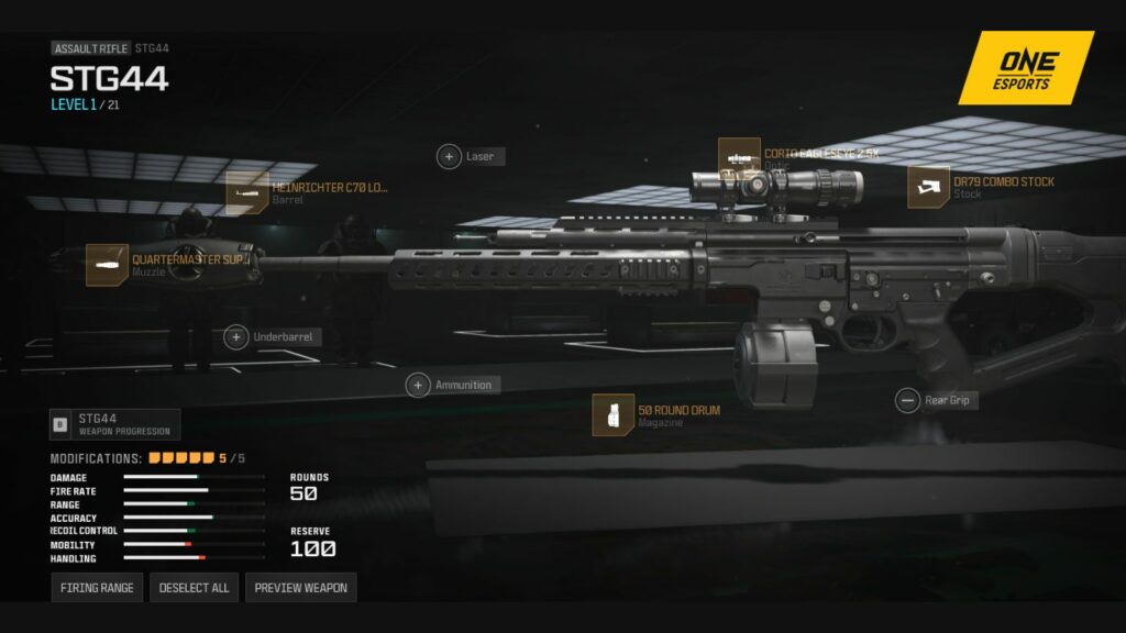 BO5 Weapons