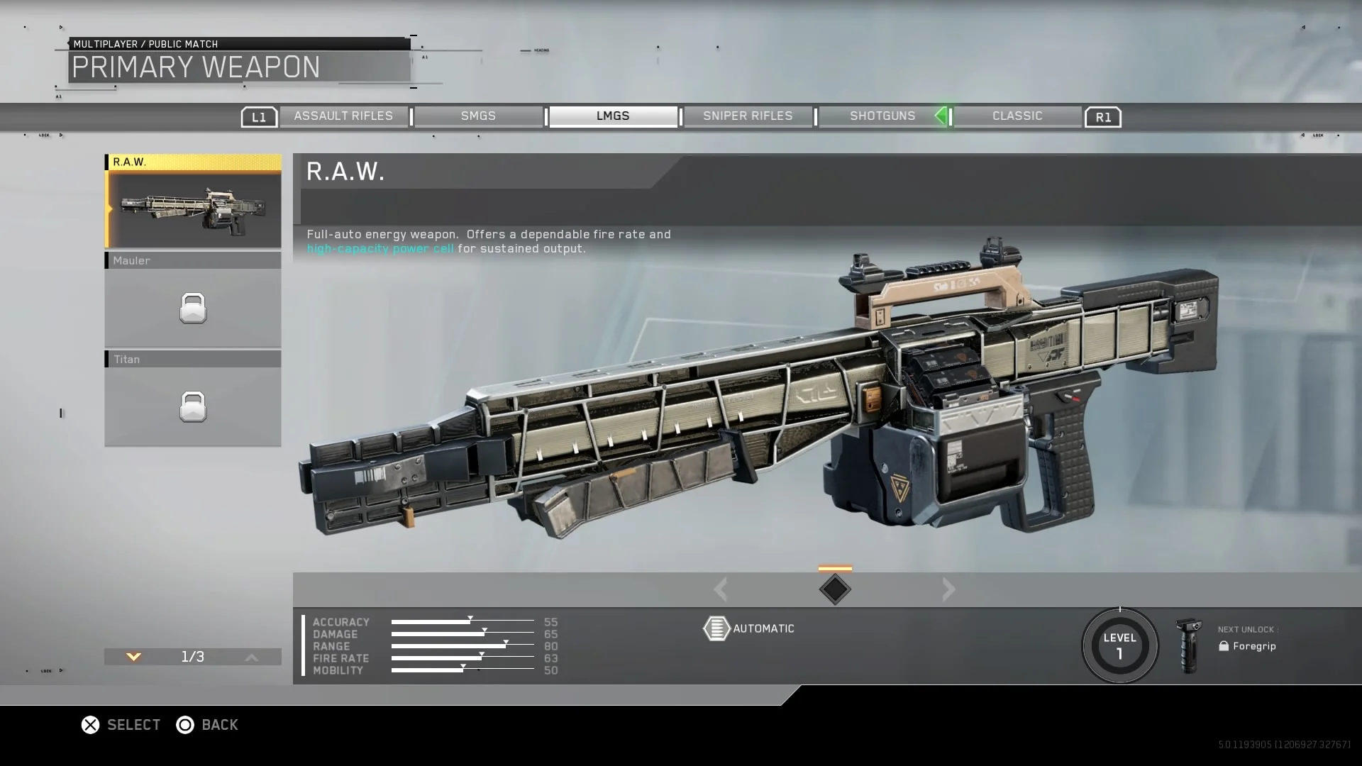 Infinite Warfare Weapons